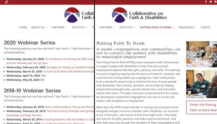 Collaborative on Faith & Disabilities - faithanddisability.org