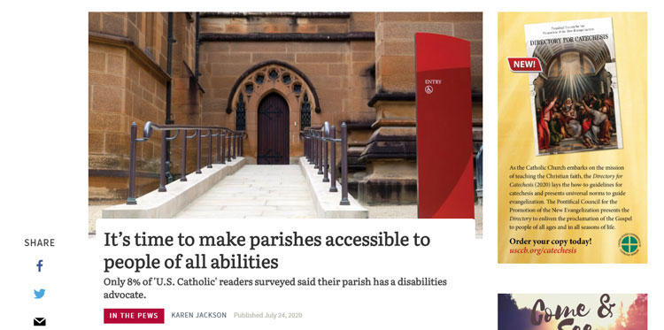 It’s time to make [faith communities] accessible to people of all abilities - Karen Jackson